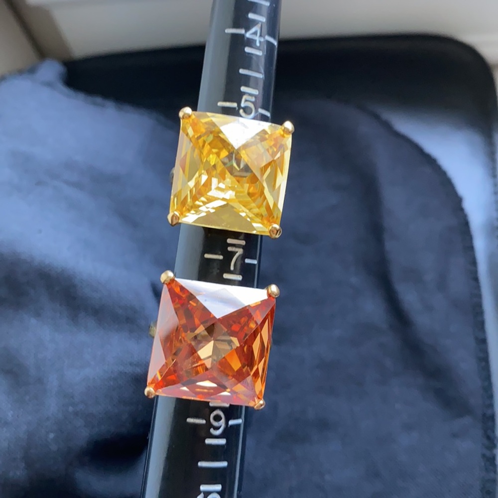 Gorgeous Statement Ring. Square Cut And Stunning! - image 3